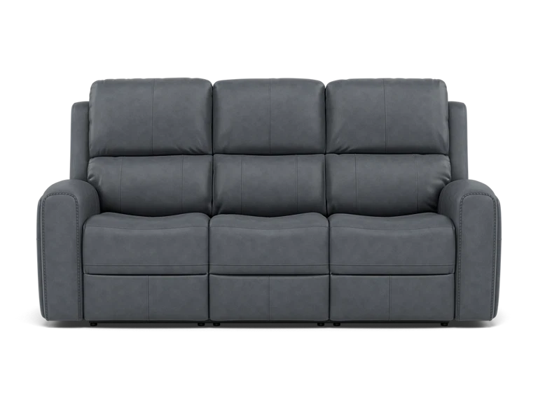 Flexsteel Landon Leather Zero Gravity Fully Loaded Reclining Sofa
